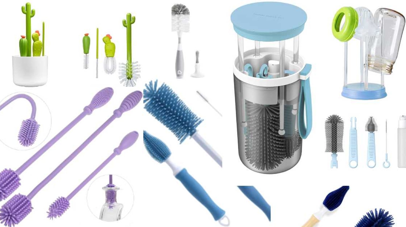 Best Bottle Brush with Nipple Cleaner and Stand