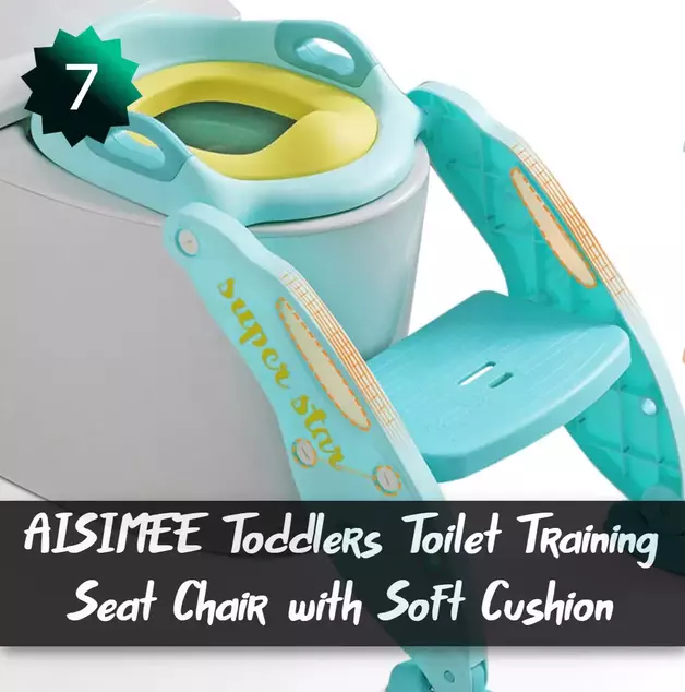 AISIMEE Toddlers Toilet Training Seat Chair with Soft Cushion