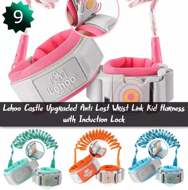 LC Upgraded Anti Lost Wrist Link Kid Harness with Induction Lock