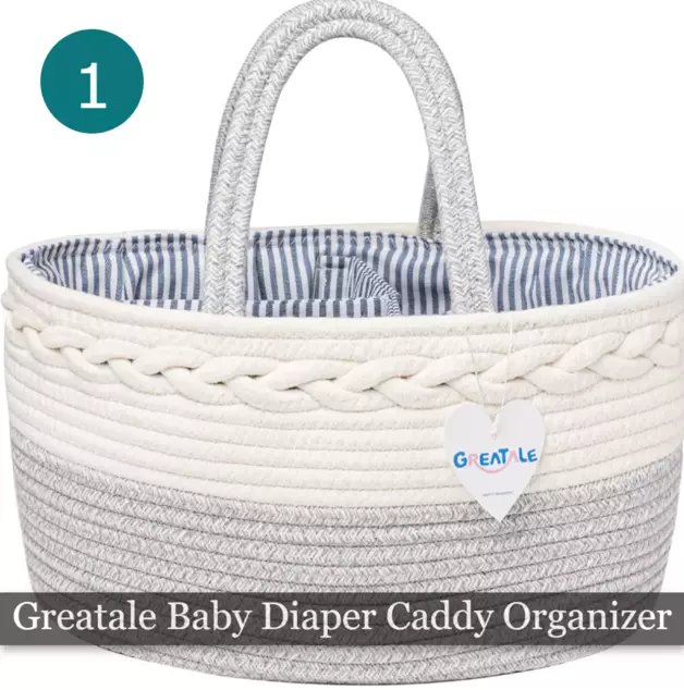 Greatale Baby Diaper Caddy Organizer