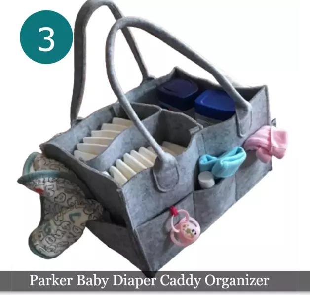 Parker Baby Diaper Caddy Organizer