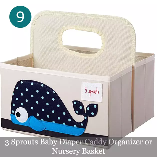 3-Sprouts Baby Diaper Caddy Organizer