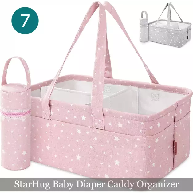 StarHug Baby Diaper Caddy Organizer