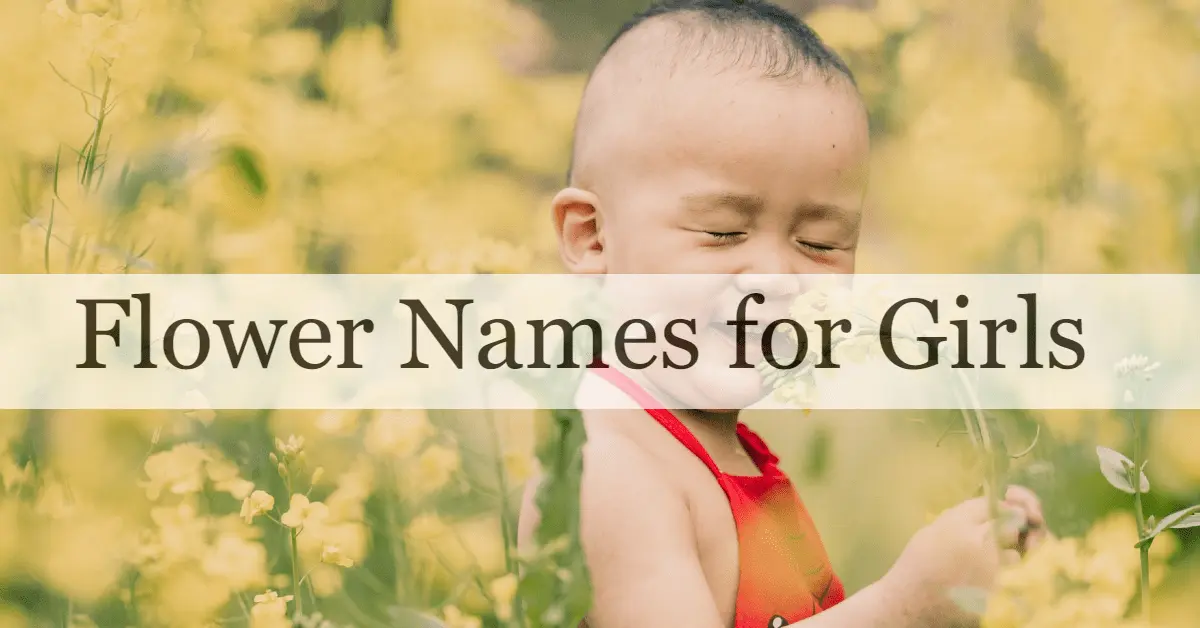 Flower Names for Girls