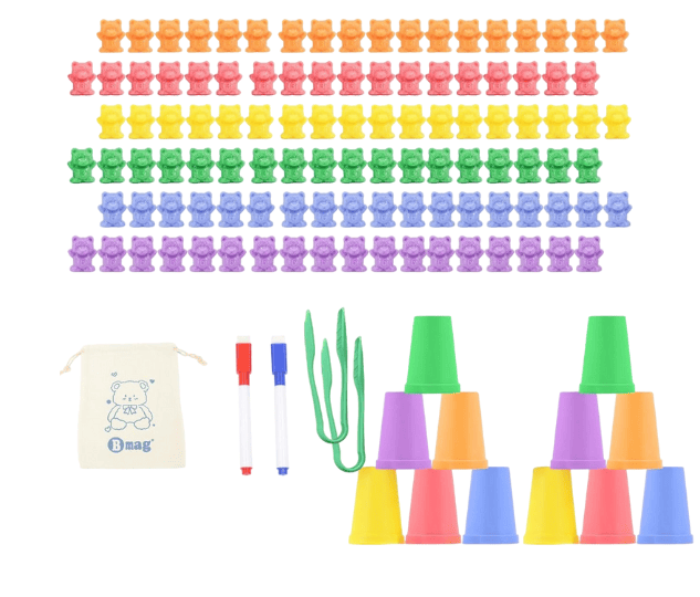 Bmag Counting Bears with Matching Sorting Cups