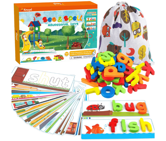 KMUYSL See & Spell Learning Educational Toys